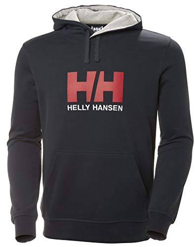 Helly Hansen Uomo HH Logo Hoodie, Blu, XL