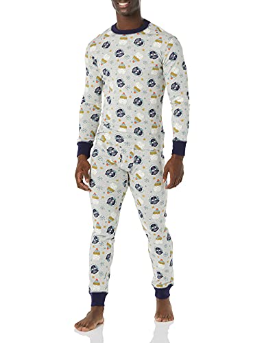 Amazon Essentials Disney Marvel Snug-Fit Cotton Pajama Sets, Star Wars Inverno, L