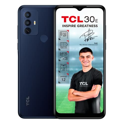 TCL Smartphone 30e Atlantic Blue 6.52' 3gb/64gb 5000mah Dual Sim