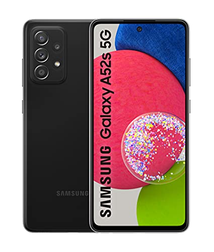 SAMSUNG Galaxy A52s 5G SM-A528B 16,5 cm (6.5') Dual SIM Ibrida Android 11 USB Tipo-C 6 GB 128 GB 4500 mAh Nero Galaxy A52s 5G SM-A528B, 16,5 cm (6.5'), 6 GB, 128 GB, 64 MP, Android 11, Nero