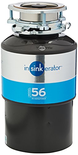 InSinkErator 77970H Modello 56 Tritarifiuti alimentare con interruttore a flusso d’aria – nero