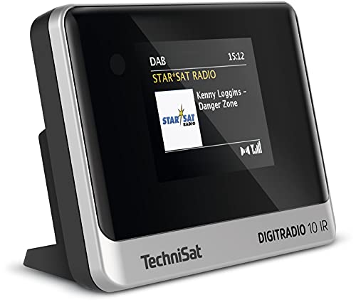TechniSat DIGITRADIO 10 IR - adattatore radio DAB+ e Internet (WLAN, display a colori,Bluetooth, telecomando, sveglia, cavo di collegamento audio, per l'aggiornamento di impianti hi-fi esistenti)
