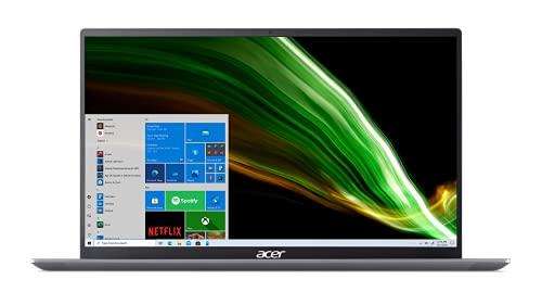 Acer Swift 3 SF316-51-72UG - Computer portatile ultrasottile FHD IPS, PC portatile (Intel Core i7-11370H, RAM 16 GB, SSD 1024 GB, Intel Iris XE Graphics, Windows 10), tastiera AZERTY, Laptop Grigio