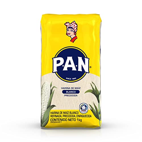 Farina di Mais PAN, bianca precotta, Senza Glutine, 1Kg