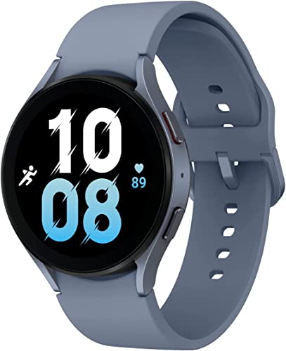 Samsung Galaxy Watch5 LTE 44 mm Orologio Smartwatch, Monitoraggio Benessere, Fitness Tracker, Batteria a lunga durata, Bluetooth, Sapphire [Versione Italiana]