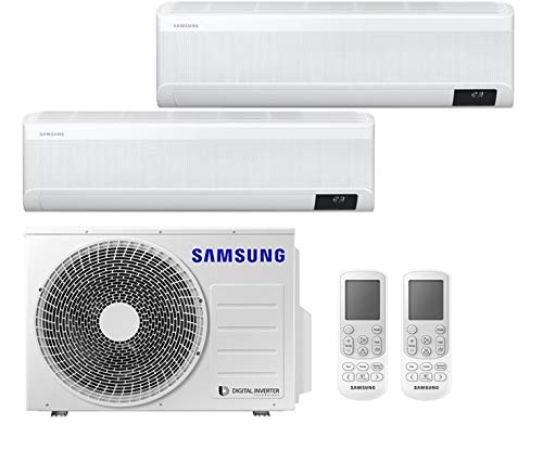 Climatizzatore Dual Split 9000 + 9000 Btu, Inverter, Pompa di Calore, Gas R32 - Samsung Windfree Avant
