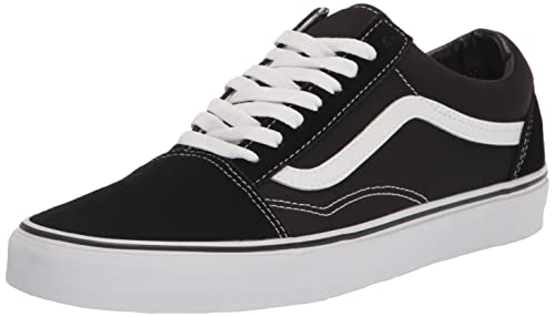Vans Old Skool (Suede/Canvas), Sneaker Unisex - Adulto, Nero (Black White), 41 EU