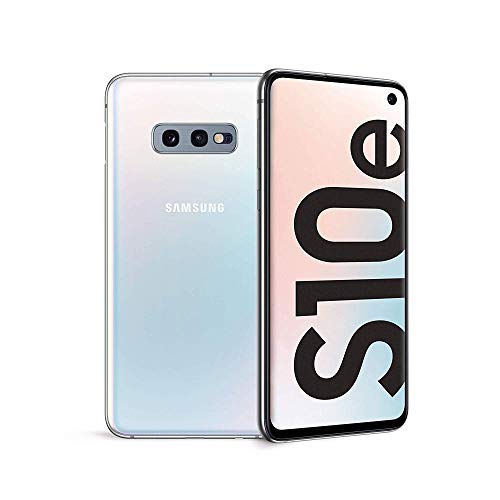 Samsung Galaxy S10e Smartphone, Display 5.8' Dynamic AMOLED, 128 GB Espandibili, RAM 6 GB, Batteria 3100 mAh, 4G, Android 9 Pie, Bianco/Blu