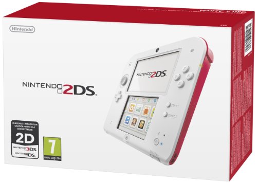 Nintendo 2DS Console, Bianco/Rosso