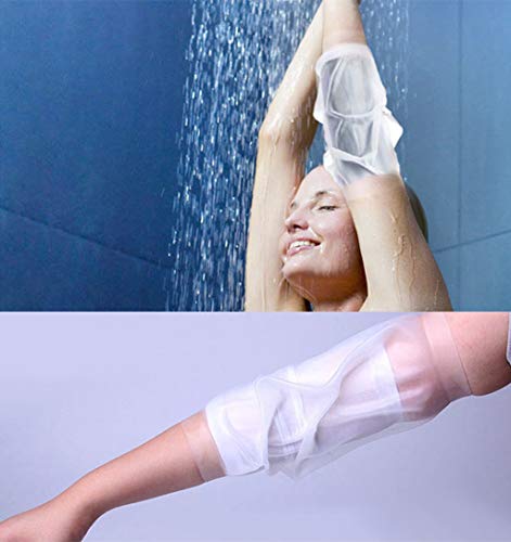 Protezione impermeabile PICC per doccia, copertura per braccio medio, gomito ingessato, per adulti e bambini (peso: 40-95 kg.