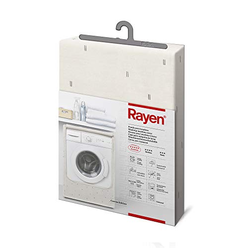 Rayen | Copertura in tessuto per proteggere la lavatrice o l'asciugatrice | Copertura lavatrice carica frontale | Copertura impermeabile per lavatrice / asciugatrice | 84 x 60 x 60 cm