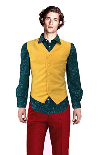 thecostumebase Joker 2019 Camicia e Gilet Costume di Halloween Fancy Bubble Cosmos Joaquin Phoenix (M)
