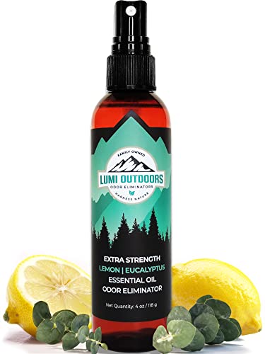 Deodorante Naturale Spray per Scarpe - Elimina Odori - Con Potenza Extra Eucalipto e Citronella - di Lumi Outdoors