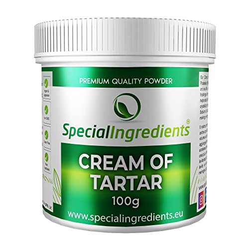 Cremor Tartaro - Qualità Premium - 100% Naturale - Prodotto in Uk - Senza Glutine - Keto e Paleo - privo di OGM - Special Ingredients - 100 g