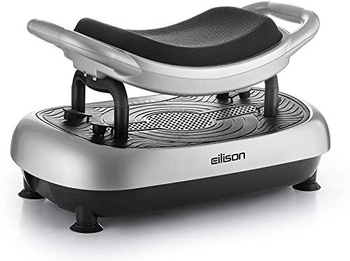 EILISON Elite Vibration Plate - Whole Body Workout pedana Vibrante w/Band Loop - Home Fitness Attrezzi per la Perdita di Peso, tonificante, Benessere, Fit Massaggi