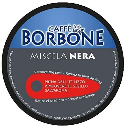 BORBONE Capsule Caffè Miscela Nera Compatibili Nescafè Dolce Gusto, Originale, 180 Unità