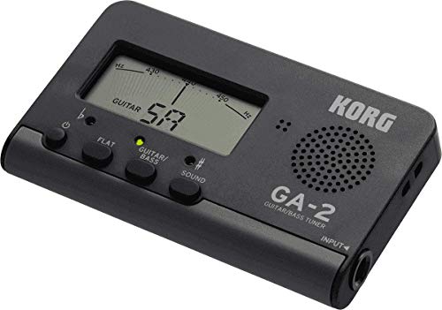 KORG GA-2 - Accordatore Digitale per Chitarra e Basso, Nero GA2