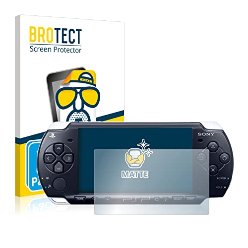 brotect Pellicola Protettiva Opaca Compatibile con Sony PSP 3004 Pellicola Protettiva Anti-Riflesso (2 Pezzi)