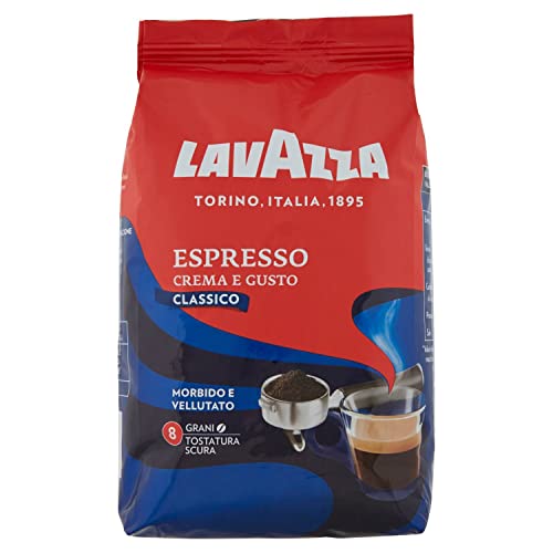 Lavazza Caffè In Graniper Macchina Espresso Crema E Gusto Classico, 1Kg