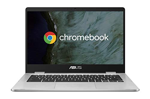 ASUS Chromebook C423NA#B094K29873 , Notebook con Monitor 14' HD Anti-Glare, Intel Celeron N3350, 4GB LPDDR4, 64GB eMMC, Sistema Operativo Chrome, Argento