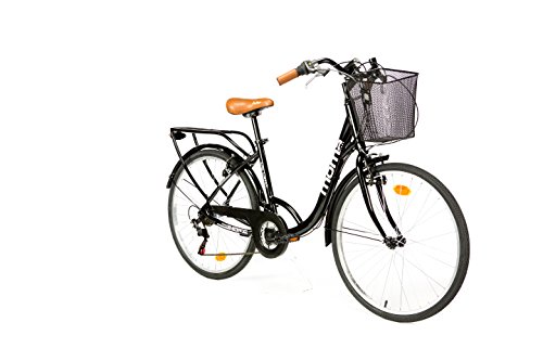 Moma Bikes, Bicicletta Passeggio Citybike Shimano; alluminio, 18 Velocità, Ruota Da 26'