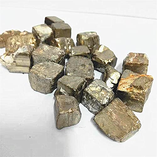 Bella ghiaia grezza del cubo di pietra tumble di cristallo di pirite naturale da 1000 g in vendita (Color : 1000g)