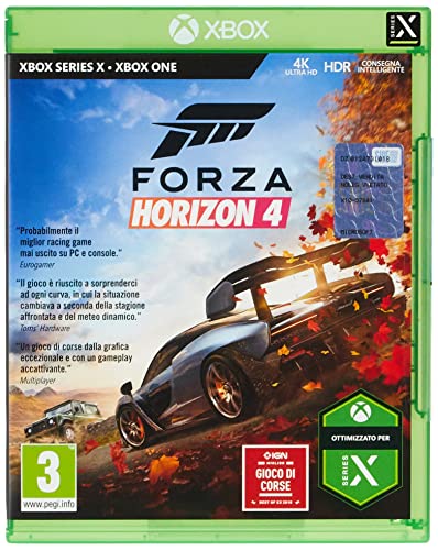 Forza Horizon 4 Edizione Standard, Pegi 3, Xbox One, 4K UKTRA HD, HDR, Microsoft