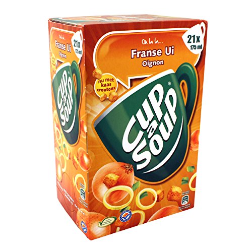 Unilever Coup a Soup, Minestra di Cipolle Francese con Formaggio, Piatti Pronti, 21 x 175 ml