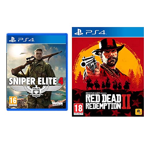 Sniper Elite 4: Italia Ps4- Playstation 4 & Red Dead Redemption 2 - PlayStation 4