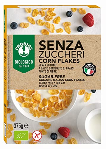 Probios Corn Flakes Bio - Senza Zuccheri - Confezione da 375g
