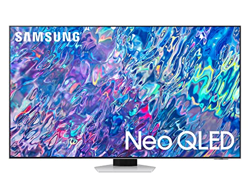 Samsung TV Neo QLED QE65QN85BATXZT, Smart TV 65' Serie QN85B, Neo QLED 4K UHD, Alexa e Google Assistant integrati, Bright Silver, 2022, DVB-T2