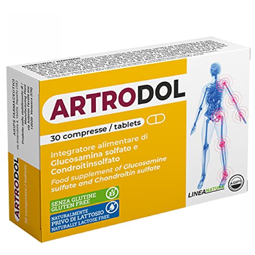 Agips Artrodol Integratore per Articolazioni Ossa e Cartilagine con Condroitina e Glucosamina ad Alto Dosaggio 30 compresse