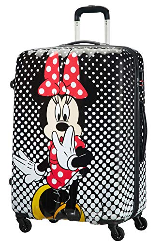 American Tourister Disney Legends - Spinner L Valigia per Bambini, L (75 cm - 88 L), Multicolore (Minnie Mouse Polka Dot)