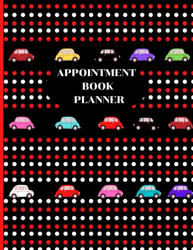 Appointment Book Planner: Appointment book 2021 daily and hourly with 2 year Calendar 2021-2022 with Yearly at a glance