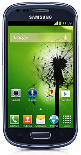 Samsung Galaxy S3 mini (GT-I8200N) Value Edition Smartphone, Display 4 pollici, Fotocamera 5 MP, Memoria 8GB, Slot microSDHC, Android 4.2, Blu [EU-import]