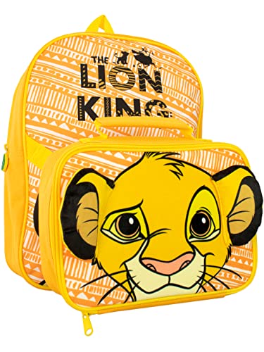 Disney Ragazzi Zaino e borsa per il pranzo Lion King Giallo