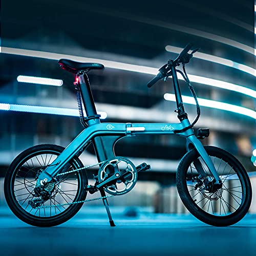 FIIDO FIIDO ELECTRIC BIKE D11 Bicicletta Elettrica Pieghevole, 20' Bici per Adulti Batteria al Litio Rimovibile 3 Marce Ebike Velocità Massima Leggera Gamma fino a 100 km per Unisex Outdoor