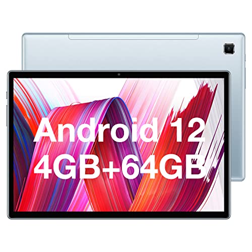 TECLAST Tablet-Android-12 P20S Tablet-10-Pollici 4GB RAM+64GB ROM(TF 1TB), Octa Core 2.0 GHz, Dual 4G SIM/SD LTE, FHD 800x1280, 5G WiFi, 2 Speaker, BT 5.0/Camera 2+5MP/6000 mAh/GPS/Gyro/Type-C