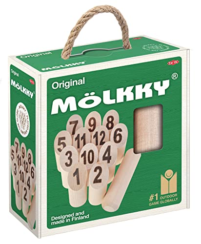 Tactic Mölkky in scatola di cartone con manico - versione 2018 54903 mista