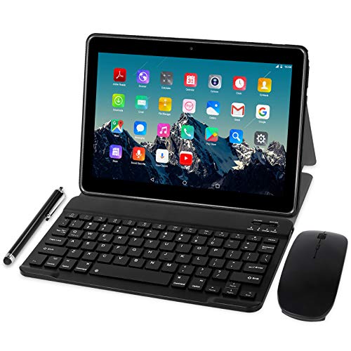Tablet 10 Pollici 4G LTE - TOSCiDO Octa Core 1.6GHz Tablet Android 10.0,4GB RAM,64GB ROM,Dual Sim,WiFi,Tastiera Wireless | Mouse | Cover per Tablet M863 e Altro Inclusa - Grigio
