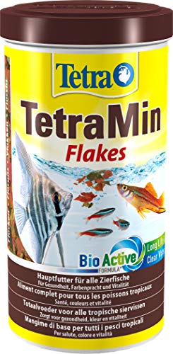 TetraMin Flakes - Mangime per pesci sotto forma di mix di fiocchi con nutrienti efficaci e di alta qualità, 1 L