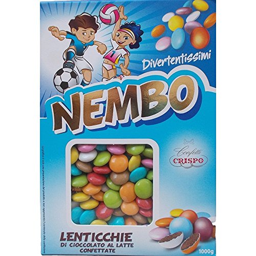 CRISPO Confetti Bombiere Nembo Lenticchie Tipo Smarties Assortiti - 1000 g