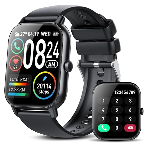 DUSONLAP Smartwatch, 1,85'' HD Schermo Orologio Smartwatch Uomo Donna con Chiamata e Risposta, 112 modalità Sportive, IP68 Impermeabile Orologio Fitness, Smart Watch per Android iOS