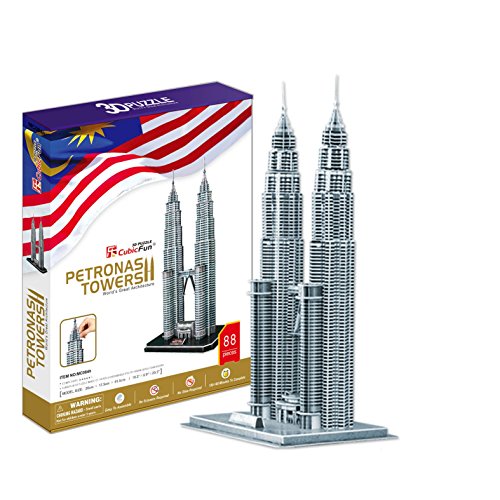 CubicFun 3D Puzzle 'Petronas Towers - Kuala Lumpur'