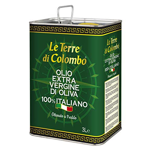 Le Terre di Colombo - Olio Extravergine d'oliva 100% Italiano - in Tanica - 3 Litri