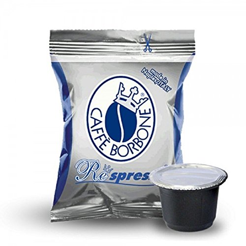 CAFFÈ BORBONE Capsule Respresso Miscela Blu, Compatibile Con Nespresso - 1000 G, Caffé, 200 Unità