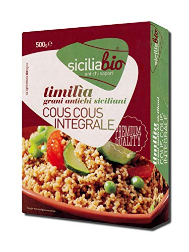 Sicilia Bio Cous Cous Integrale - Scatola - 500 g