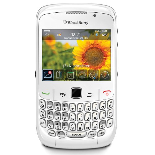 BlackBerry Curve 8520 Smartphone (Tastiera QWERTZ), colore: Bianco (Importato da Germania)