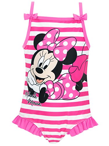 Disney Costume da Bagno per Ragazze Minnie Mouse Rosa 2-3 Anni