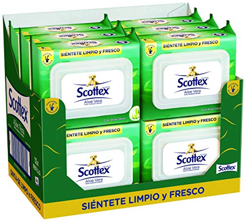 scottex – carta igienica con Aloe Vera – 12 confezioni da 66 pezzi – Totale: 792 pezzi